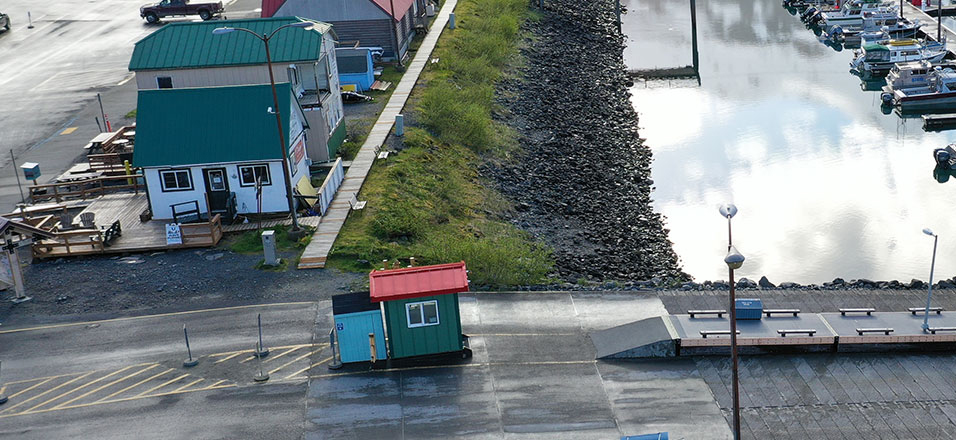 Thị trấn Whittier. Ảnh: Whittier alaska