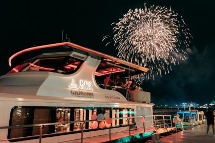 Bến du thuyền tại công viên bến Bạch Đằng, quận 1. Ảnh: ROS - Yacht Club