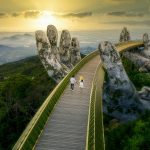 Cầu Vàng tại Sun World Ba Na Hills. Ảnh: Sun Group