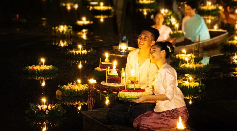 Loy Krathong là lễ hội lớn được người dân Thái Lan và du khách mong đợi nhất. Ảnh: Tổng cục Du lịch Thái Lan