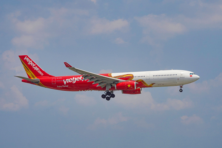 Tàu bay Vietjet. Ảnh:Quang Nguyễn