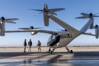 Một mẫu taxi bay của hãng Joby Aviation, Mỹ. Ảnh: NatGeo