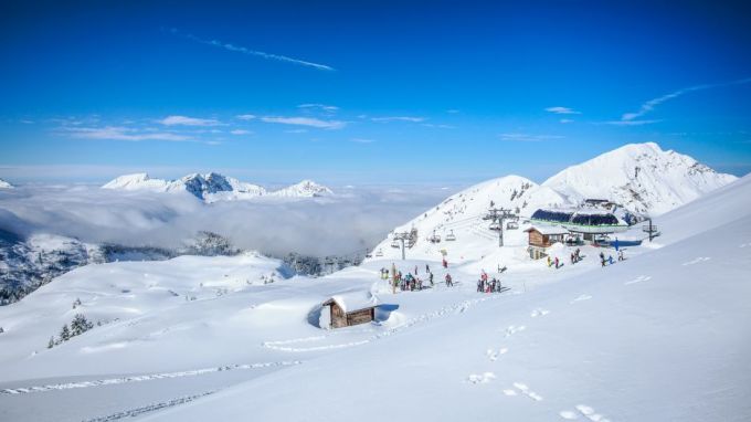 Khu trượt tuyết ở Portes du Soleil. Ảnh: Getaway vans