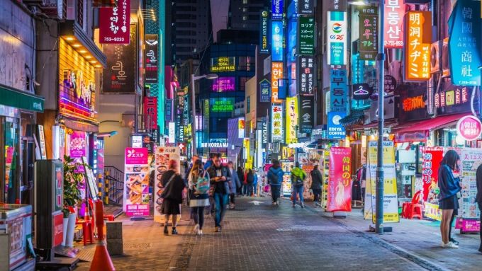 Một góc Seoul về đêm. Ảnh: Korea Travel Post