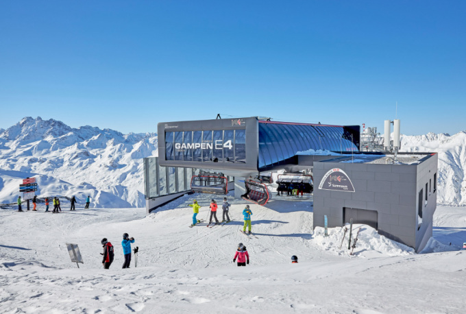 Khu trượt tuyết ở làng Ischgl, Italy. Ảnh: Snow plaza