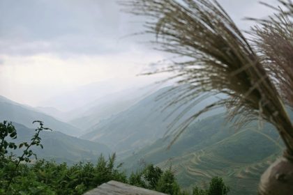 Quang cảnh Tà Xùa nhìn từ một quán cà phê, ngày 9/10. Ảnh: Blabla