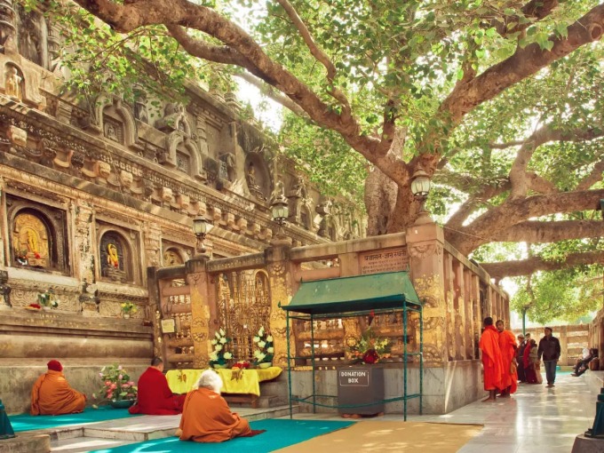 Khung cảnh ở thánh địa Bodh Gaya (Bồ Đề Đạo Tràng). Ảnh: Times of India