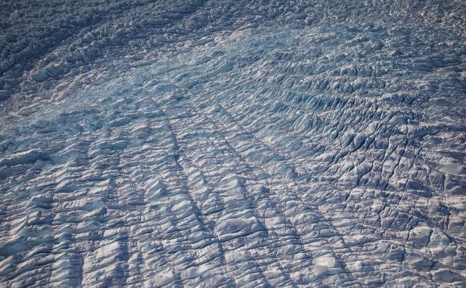 Sông băng Jakobshavn ở vịnh băng Ilulissat. Ảnh: Reuters